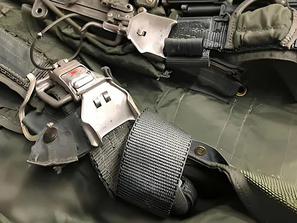 Тип XIII: Лента 45 мм (1.75 дюйма), Wolf Gray Mil-W-4088 27265 Тип 13 Класс 1A, нейлоновая ременная лента военного стандарта Mil-Spec